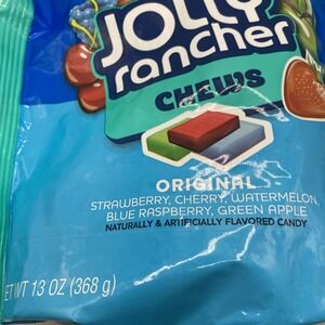 Jolly Rancher Chews Original Stand Up Pouch Resealable 13oz